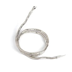 画像8: Sliver metal arbitrary shape snake / バングル / ネックレス【Devil Fashion】 (8)