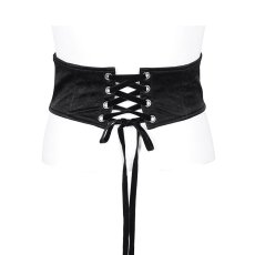画像8: Gothic shiny pattern leather corset / コルセットベルト【Devil Fashion】 (8)