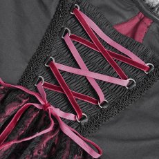 画像13: Red women Skeleton Printing Gothic Lolita Dress / ワンピース【Devil Fashion】 (13)