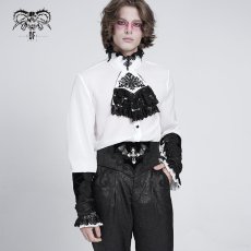 画像4: Gothic dark rose embroidered corset / コルセットベルト【Devil Fashion】 (4)