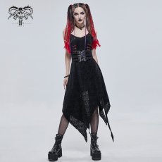画像4: Punk three horizontal metal buckle girdle / コルセットベルト【Devil Fashion】 (4)