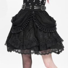 画像1: Gothic Lolita short puffy skirt / スカート【Devil Fashion】 (1)