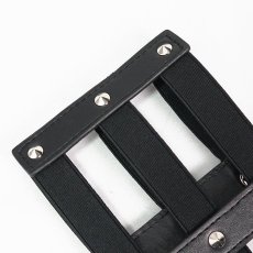 画像11: Punk three horizontal metal buckle girdle / コルセットベルト【Devil Fashion】 (11)