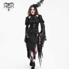 画像3: Gothic shiny pattern leather corset / コルセットベルト【Devil Fashion】 (3)