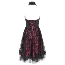 画像10: Red women Skeleton Printing Gothic Lolita Dress / ワンピース【Devil Fashion】 (10)