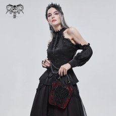 画像4: Red Gothic chain shoulder bag / ショルダーバッグ【Devil Fashion】 (4)