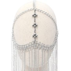 画像9: Long chain tassel mask chain headdress / チェーンマスク【Devil Fashion】 (9)