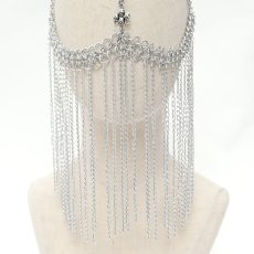 画像10: Long chain tassel mask chain headdress / チェーンマスク【Devil Fashion】 (10)