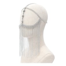 画像6: Long chain tassel mask chain headdress / チェーンマスク【Devil Fashion】 (6)