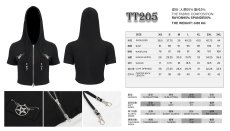 画像13: 🔥SALE🔥Everyday Short Sleeve Super Short Hoodie / トップス【Devil Fashion】 (13)