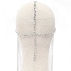画像11: Long chain tassel mask chain headdress / チェーンマスク【Devil Fashion】 (11)