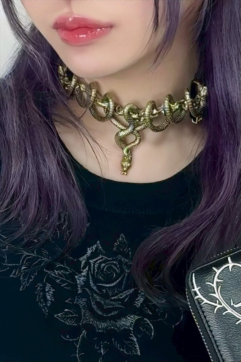 画像5: Deadly Coil Choker / Gold / チョーカー【KILL STAR】 (5)