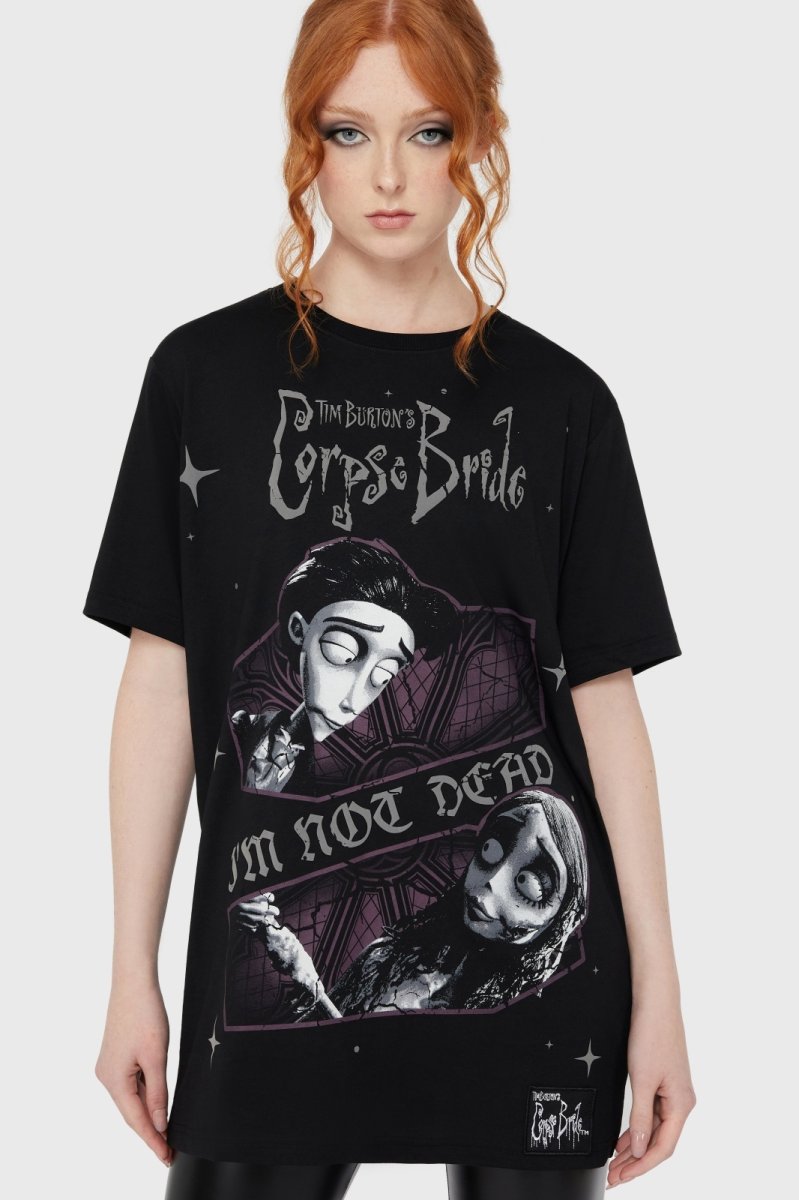 画像1: 【Mens】I'm Not Dead T【KILL STARxCORPSE BRIDE】 (1)