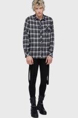 画像4: Cause Of Death Flannel Shirt / 死因 / シャツトップス【KILL STAR x MIW】 (4)