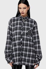 画像5: Cause Of Death Flannel Shirt / 死因 / シャツトップス【KILL STAR x MIW】 (5)