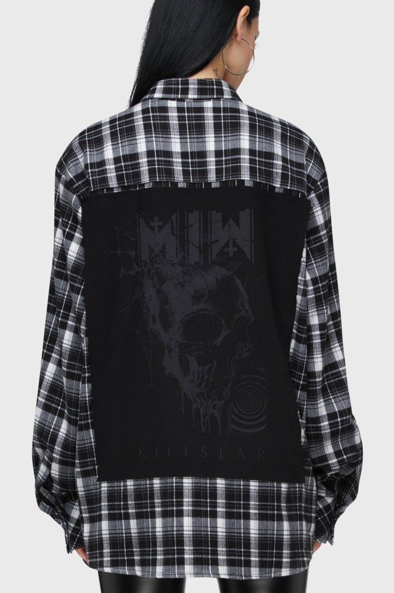 画像6: Cause Of Death Flannel Shirt / 死因 / シャツトップス【KILL STAR x MIW】 (6)
