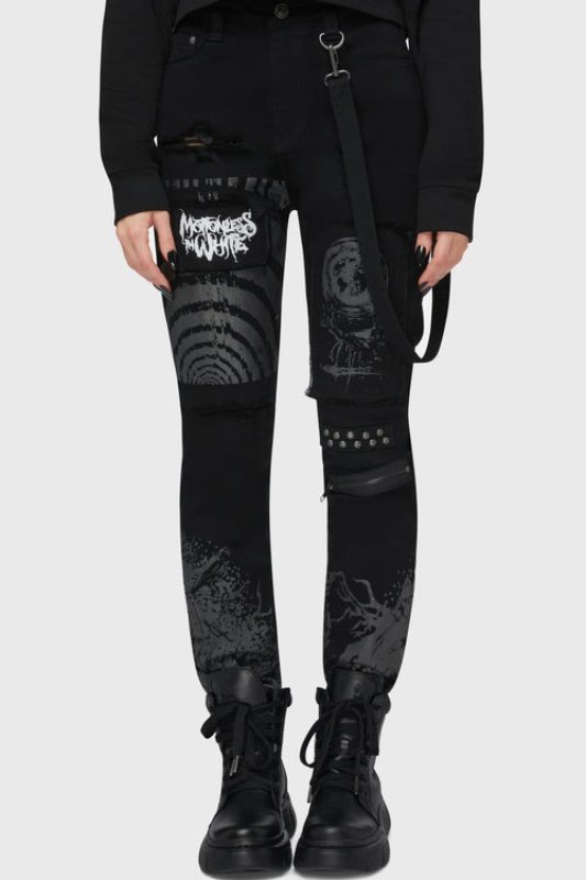 Album Icons Trousers / スキニーパンツ【KILL STAR x MIW】 | Spider