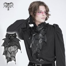 画像1: Bat-shaped gothic bow tie / 付け襟 / ジャボタイ【Devil Fashion】 (1)