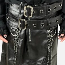 画像17: Punk non-elastic twill material men kilt / スカート【Devil Fashion】 (17)