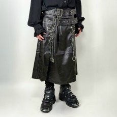 画像16: Punk non-elastic twill material men kilt / スカート【Devil Fashion】 (16)