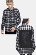 画像1: Cause Of Death Flannel Shirt / 死因 / シャツトップス【KILL STAR x MIW】 (1)