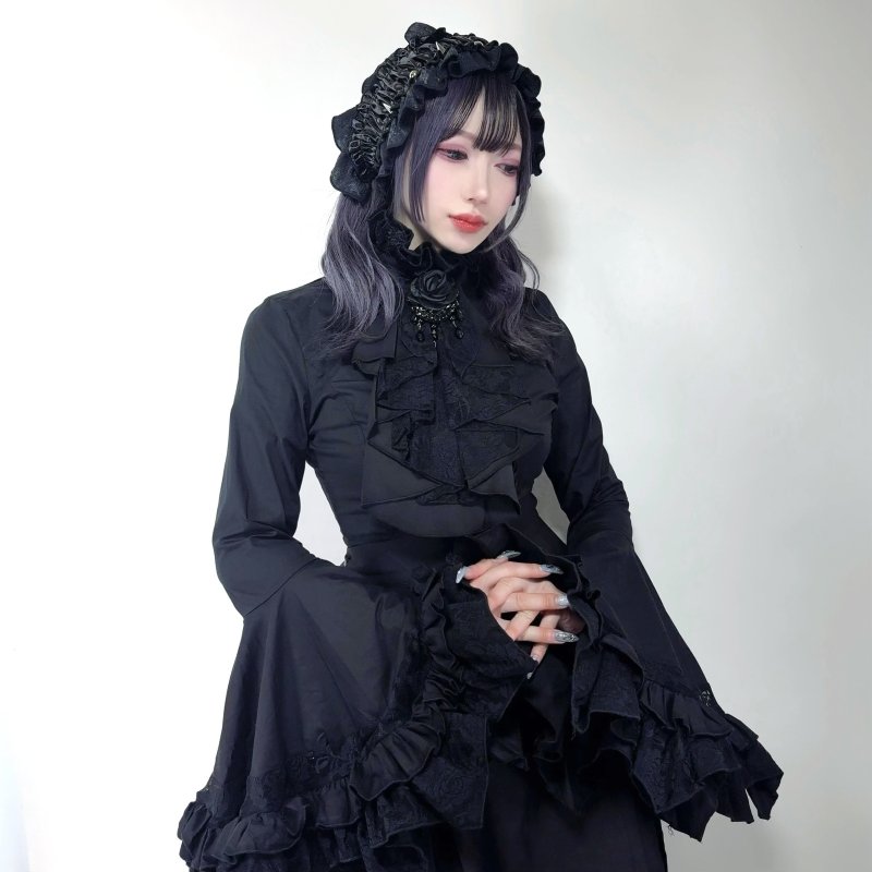 Gothic Lolita Bonnet / ヘッドドレス【Devil Fashion】 | Spider Rock Web