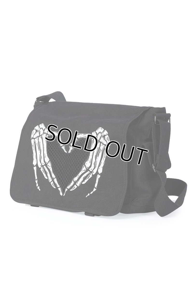 画像1: DARKEST LOVE MESSENGER BAG / メッセンジャーバッグ【Banned Apparel】 (1)