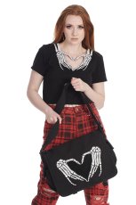 画像2: DARKEST LOVE MESSENGER BAG / メッセンジャーバッグ【Banned Apparel】 (2)