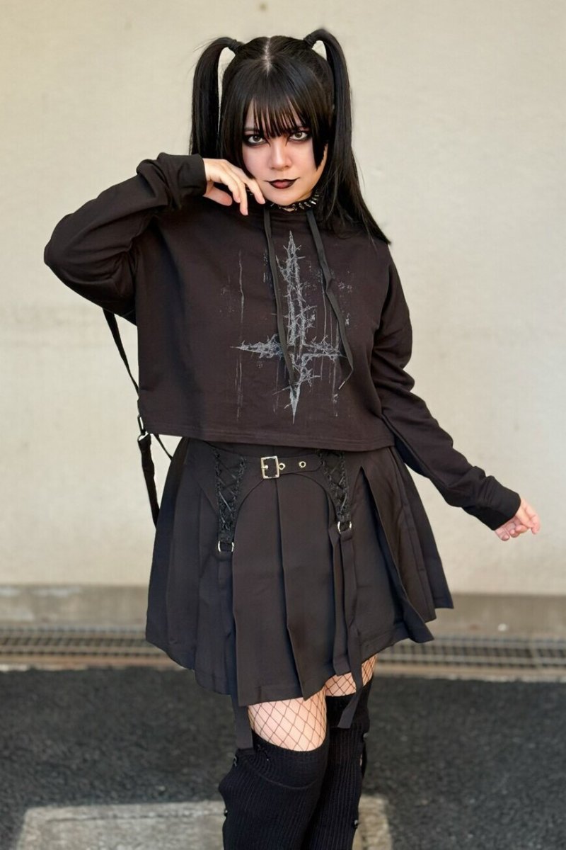 画像10: Final Dictvm Crop Hoodie / 最終宣告 / クロップパーカー【KILL STAR x MIW】 (10)