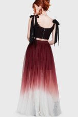 画像6: Shade Empress / RedxWhite / 闇の女王 / マキシスカート【KILL STAR】 (6)