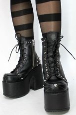 画像10: [取り寄せ] CAMEL-202 / 厚底ブーツ【DEMONIA】 (10)