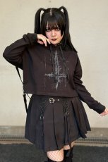 画像1: Final Dictvm Crop Hoodie / 最終宣告 / クロップパーカー【KILL STAR x MIW】 (1)