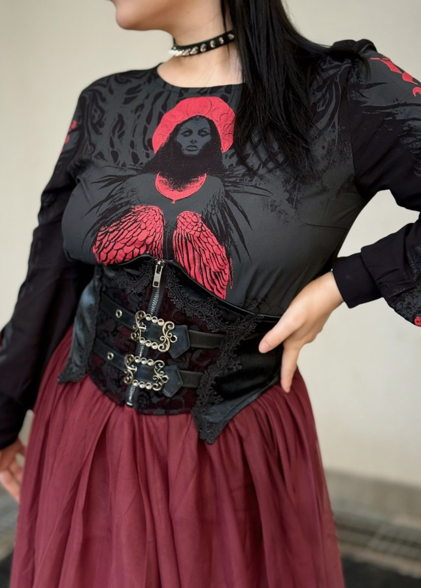 画像2: Mórrígan Moon Long Sleeve Top / モリガンムーン / トップス【KILL STAR x ALCHEMY】 (2)