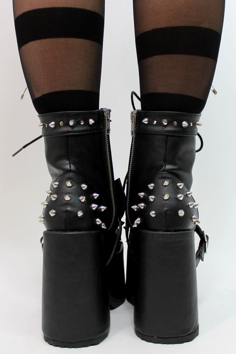 画像8: [取り寄せ] CAMEL-202 / 厚底ブーツ【DEMONIA】 (8)