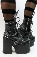 画像9: [取り寄せ] CAMEL-202 / 厚底ブーツ【DEMONIA】 (9)