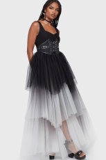 画像4: Under The Candle Light / Black/White / 蝋燭の灯の下で / ワンピース【KILL STAR】 (4)