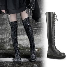 画像1: [取り寄せ]EMILY-375 / ニーハイブーツ【DEMONIA】 (1)