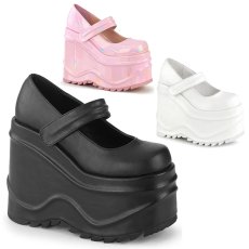 画像1: [取り寄せ]WAVE-32 /厚底パンプス【DEMONIA】 (1)