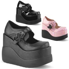 画像1: [取り寄せ]VOID-38 / 厚底パンプス【DEMONIA】 (1)