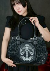 画像1: NARCISSUS CAMEO HANDBAG / ハンドバッグ【Banned Apparel】 (1)