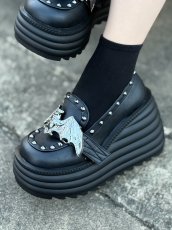 画像4: [取り寄せ]MORTE-56 / 厚底ローファー【DEMONIA】 (4)