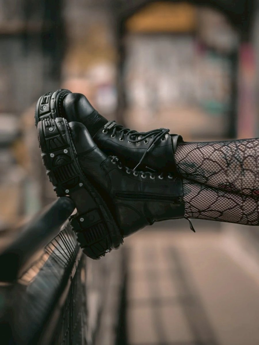 画像43: [取り寄せ] M.TANK083-C1 / ネジ /  厚底ブーツ / 本革【NEW ROCK】 (43)