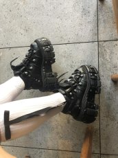 画像48: [取り寄せ] M-TANK106-C2 / クギ / 厚底スニーカー / 本革【NEW ROCK】 (48)