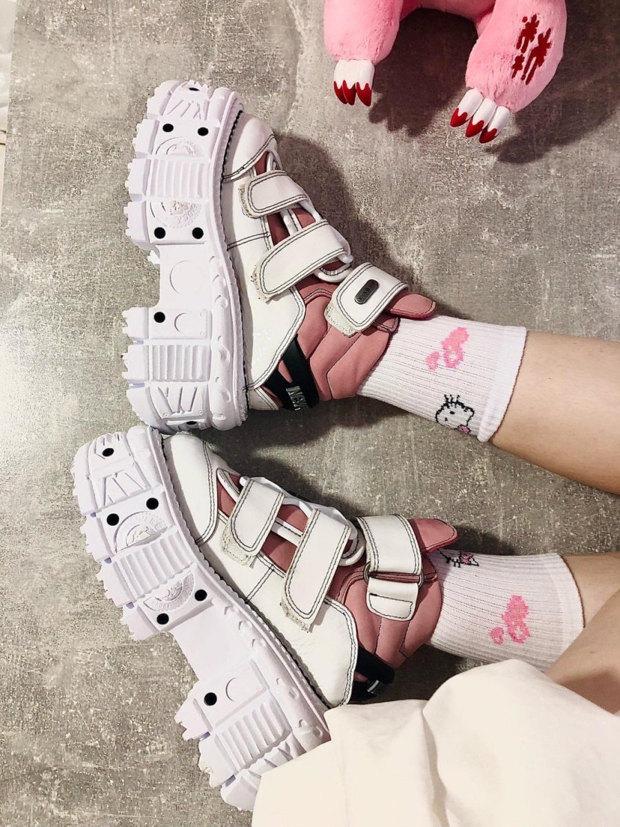 画像14: ⭐即納⭐M-TANK008-C6 / 厚底スニーカー / 本革【NEW ROCK】 (14)