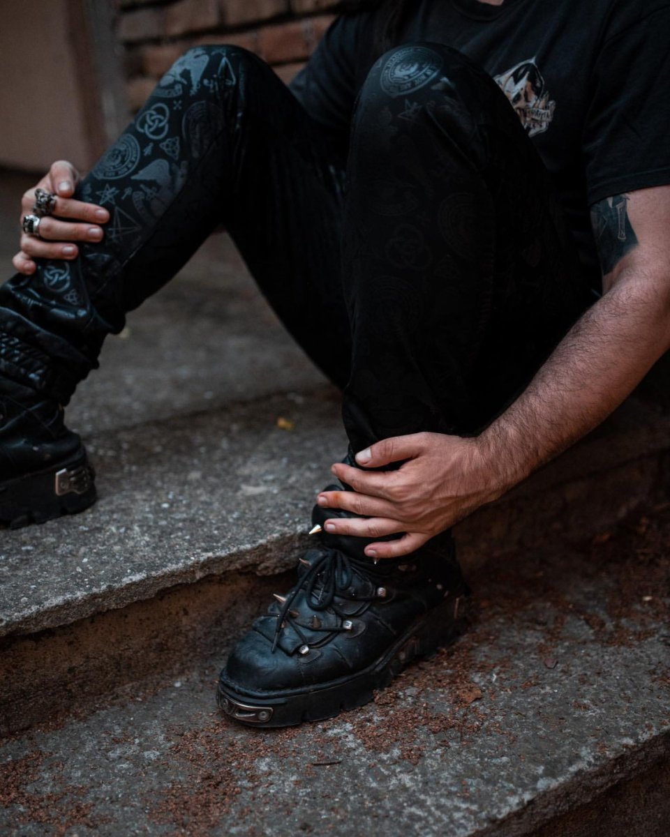 画像16: [取り寄せ] M-110-S1 / プレート / 厚底スニーカー / 本革【NEW ROCK】 (16)