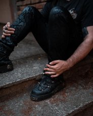 画像16: [取り寄せ] M-110-S1 / プレート / 厚底スニーカー / 本革【NEW ROCK】 (16)