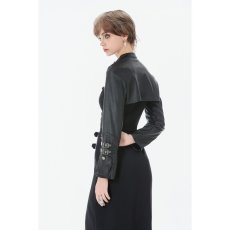 画像7: Punk PU Leather Shoulder Cape / ボレロ【DARK IN LOVE】 (7)
