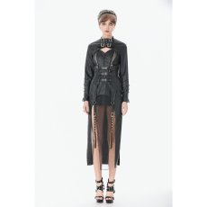 画像4: Punk PU Leather Shoulder Cape / ボレロ【DARK IN LOVE】 (4)