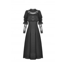 画像2: Gothic cutout sexy lace angel wings bust maxi dress / ワンピース【DARK IN LOVE】 (2)