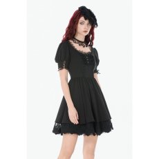 画像6: Gothic Lace Square-Neck Puff Sleeve Dress / ワンピース【DARK IN LOVE】 (6)
